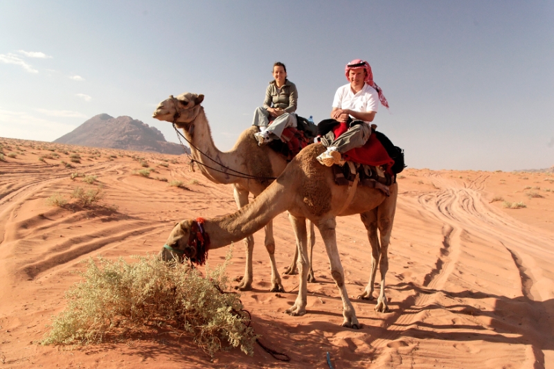 Maurice Caroline Camel, Wadi Rum Jordan.jpg - Maurice Caroline Camel